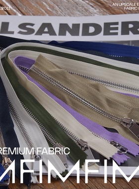 60CM长 JIS面料 辅料 配料 ri拉链 意大利直邮