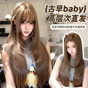 许昌泽兰商贸有限公司元泱假发【古早】女款长直发自然气质网红日