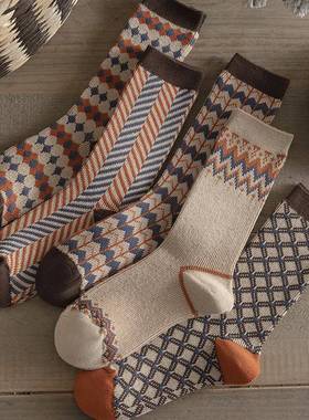 诸暨市风之端针织品有限公司长袜子女秋冬季双针双路中筒女袜吸汗