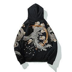 男士连帽卫衣个性小众潮牌外套