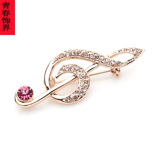 Broche en Alliage argent plaqué or - Ref 1184213 Image 1