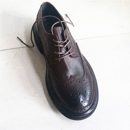 帅气有型！4厘米柔软厚底