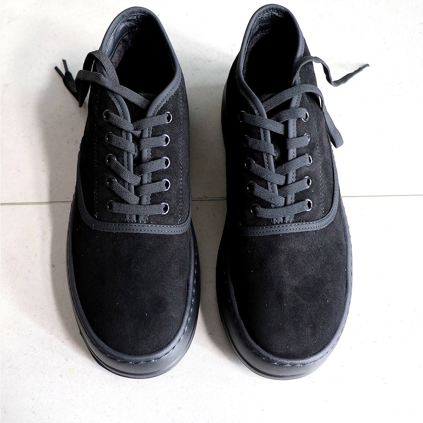 轻量化！舒适软底！加绒保暖！复古磨砂牛皮休闲鞋棉靴板鞋球鞋男