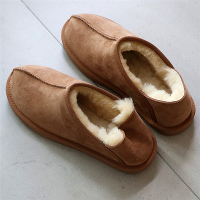 保暖！加厚羊皮毛一体！穿拖两用