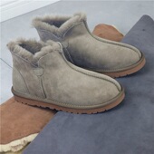 巨厚实保暖 47码 采用隆丰AY等级羊皮毛一体皮料 雪地靴男女大码