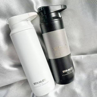 星巴克杯子不锈钢随行保温杯Stanley上海烘焙工坊一键按压大容量