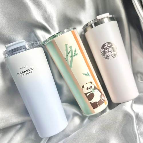 星巴克不锈钢双饮口随行杯680ml