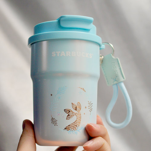 星巴克周年女神不锈钢保温吸管杯