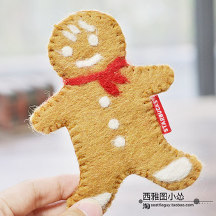 Nepal 2016星巴克韩国圣诞姜饼人杯垫 Made