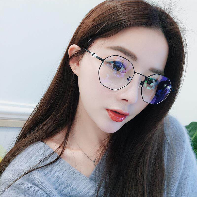 圆大脸配有神器多边形眼镜框架