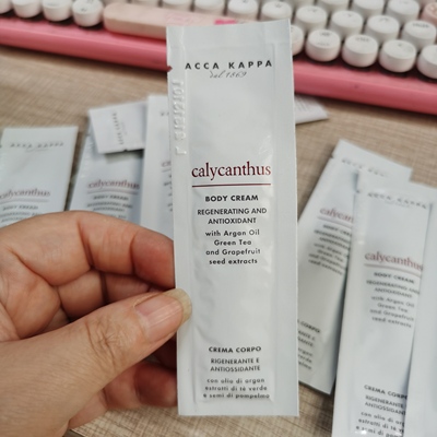 acca卡帕腊梅身体乳5ml*10片