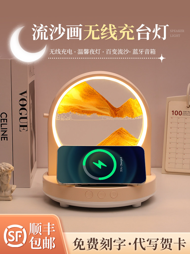 搬家礼物送给朋友闺蜜姐妹客厅卧室新房子乔迁新居之喜流沙画摆件
