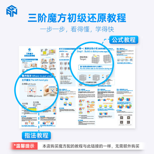 GAN魔方公式教程CFOP三阶二阶