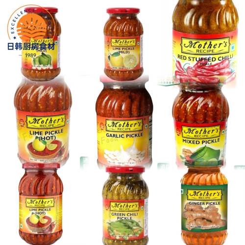 印度什锦泡菜500g MIXED PICKLE 辣绿辣椒泡菜 蒜香泡菜食品