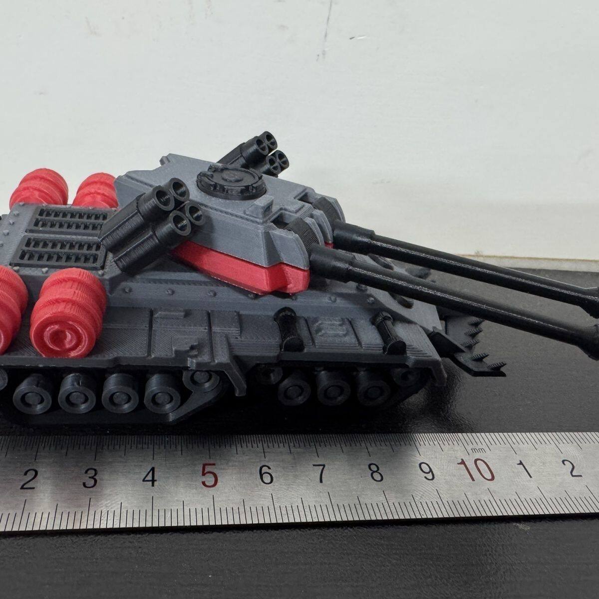 3D打印红色警戒系列彩色模型苏军天启坦克红警23D打印模型代打