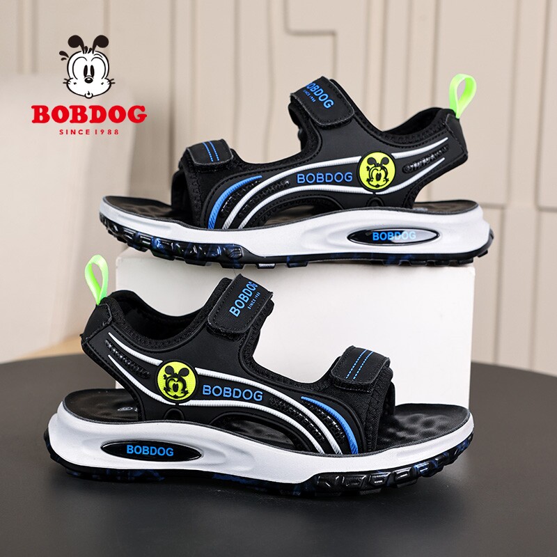 巴布豆男童凉鞋夏季新款儿童运动防滑沙滩鞋中大童男孩软底凉拖鞋