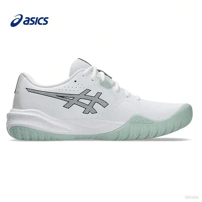 Asics亚瑟士GEL-Challenger男子网球鞋耐磨轻量缓震白绿岩石色