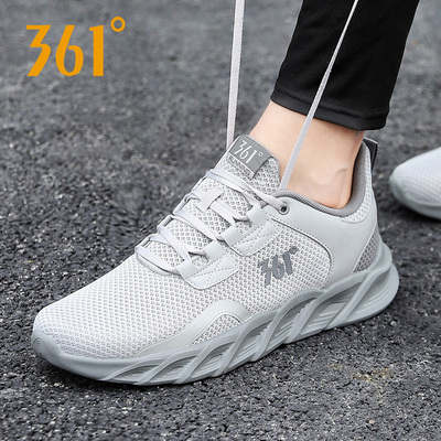 361跑步鞋男透气网面休闲老爹鞋