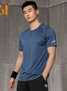 361短袖T恤男装2025冬季新款速干透气半袖361度官方旗舰运动上衣
