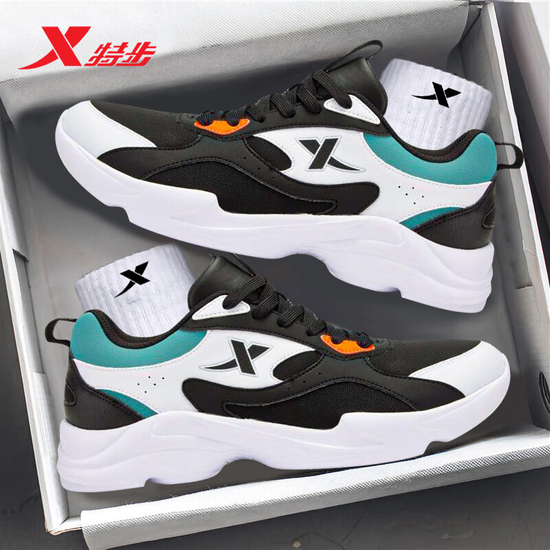 特步男鞋新款休闲运动鞋