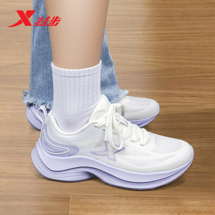 特步女鞋运动鞋2026新款夏季网面透气休闲鞋子女款轻便减震跑步鞋