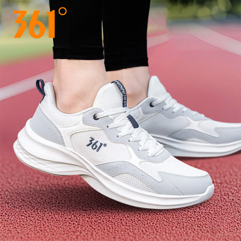 361跑步鞋男透气网面休闲老爹鞋