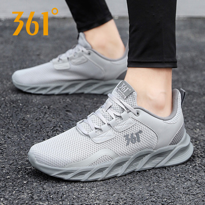 361跑步鞋男透气网面休闲老爹鞋