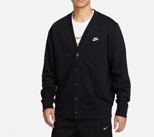 耐克Nike 男子运动舒适宽松休闲时尚叠搭刺绣针织开衫 FN3899-010