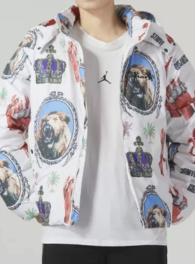 耐克Nike THERMA-FIT詹姆斯 厚款保暖拉链连帽羽绒服 FB6975-030