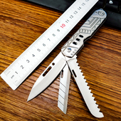 户外EDC小刀锋利高硬度折叠刀多功能组合工具随身露营便携不锈钢