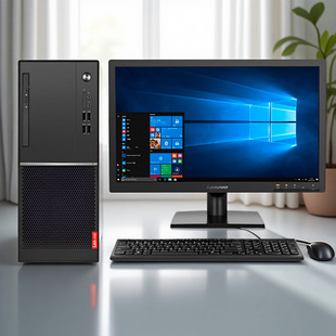 全新联想电脑台式 机主机全套启天M扬天I5I7商务办公家用Win10Win7