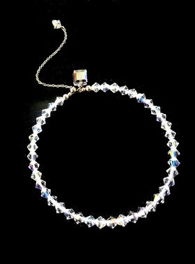 新款正品高级感简约风水晶手链