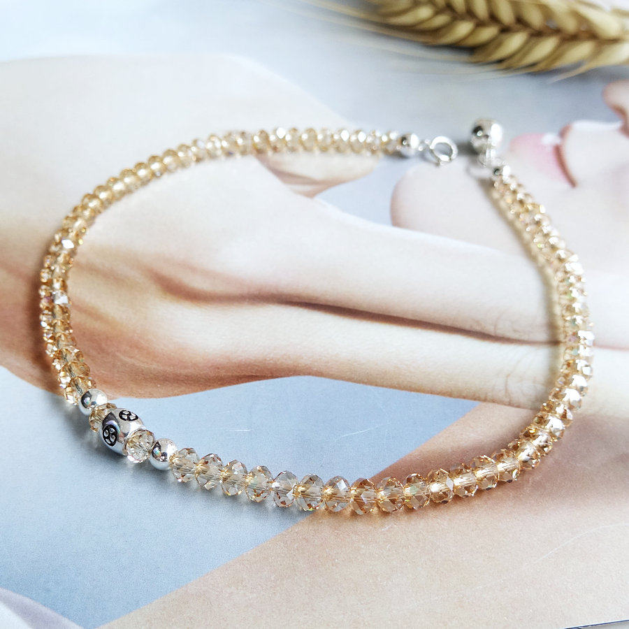 奥地利水晶脚链情人节礼物