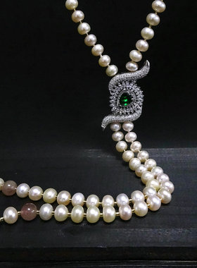 毛衣链毛衣链天然淡水珍珠