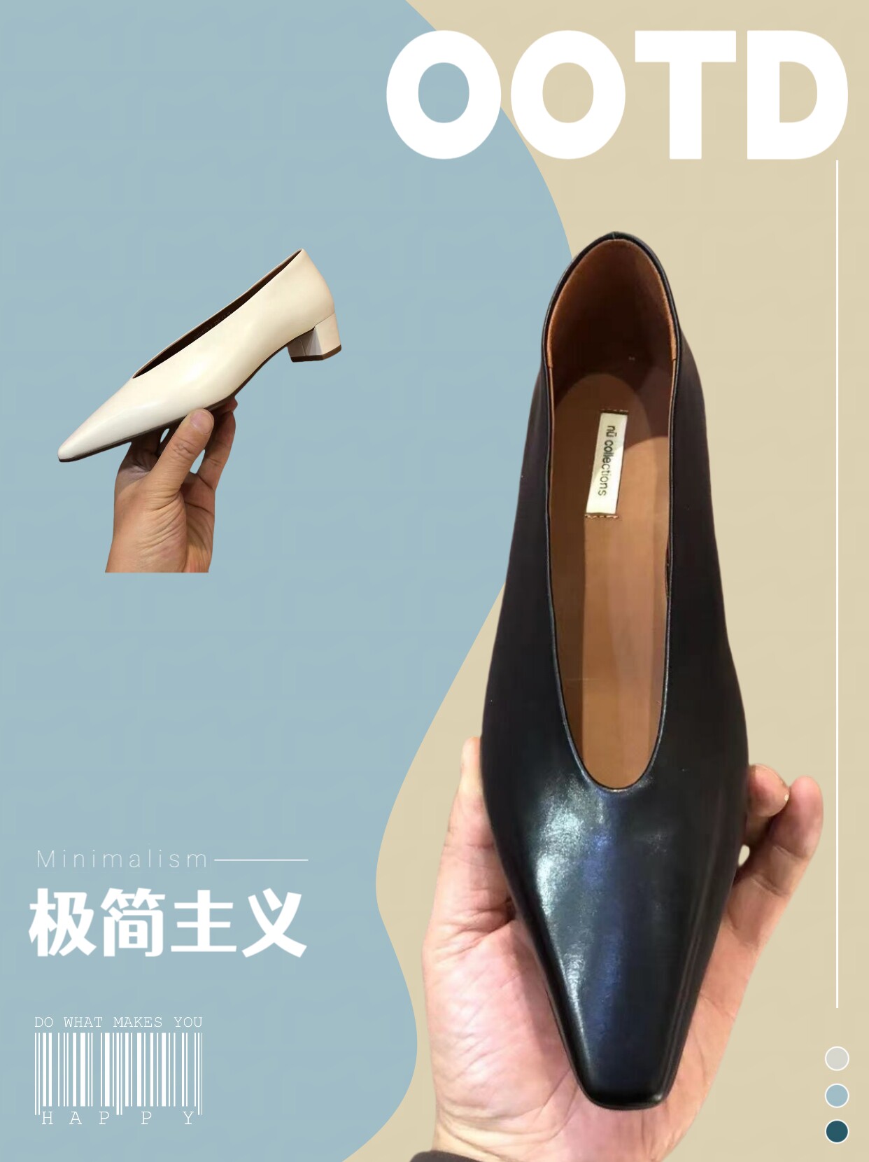 卡斯丹2025欧货新品胎牛皮欧美极简风尖头低跟单鞋女浅口粗跟百搭