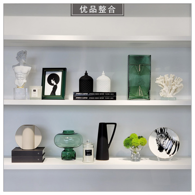 样板间书房客厅摆件创意简约