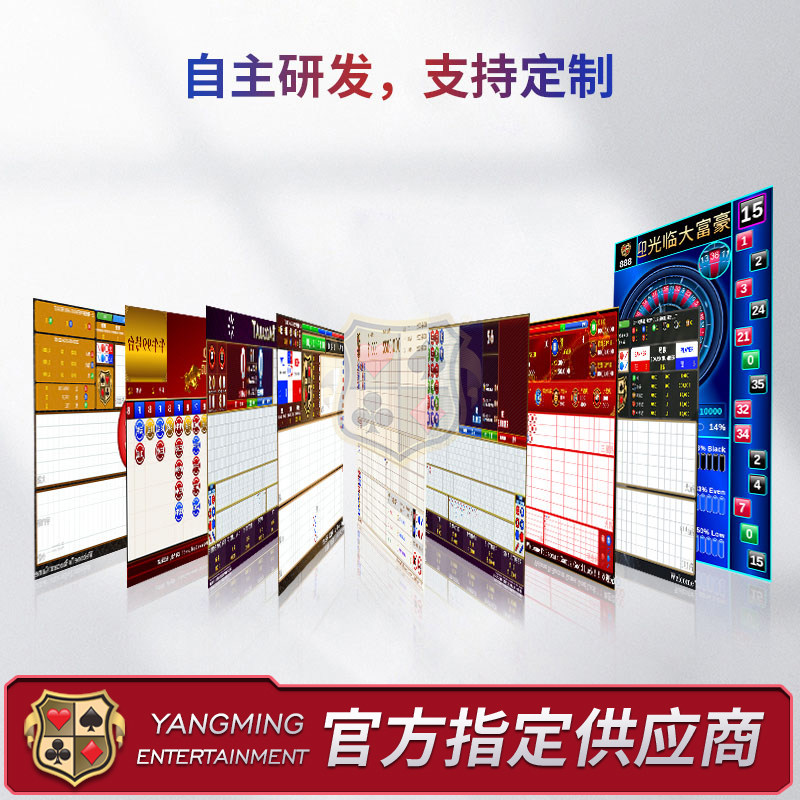 赌场标准百家乐大路点数路单系统软件套装可支持定制