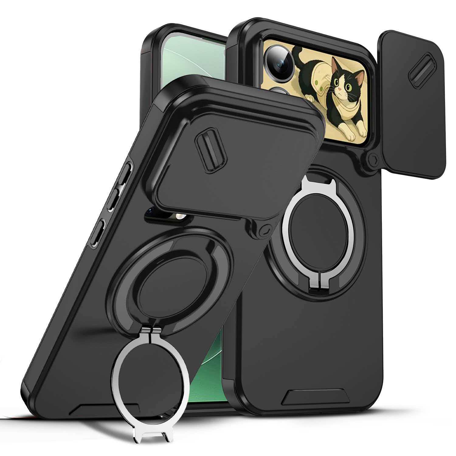 适用苹果18promax手机壳iPhone17 16 15盔甲14promax磁吸13铠甲12旋转支架360°防摔气囊11全包镜头防摔推窗图片