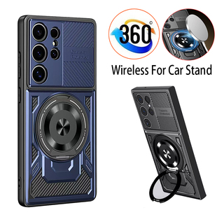 无线充c75手机壳A5Pro海外a5活力mag磁吸Reno13F真我14x pro V60pro Reno13带支架360旋转realme14 适用OPPO