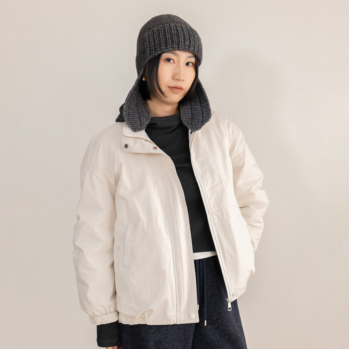 JENUNIQUE可拆卸帽美式休闲立领厚款外套女保暖短款羽绒棉服宽松,女装/女士精品,棉衣/棉服,淘宝优惠券,粉丝福利购,淘宝优惠卷