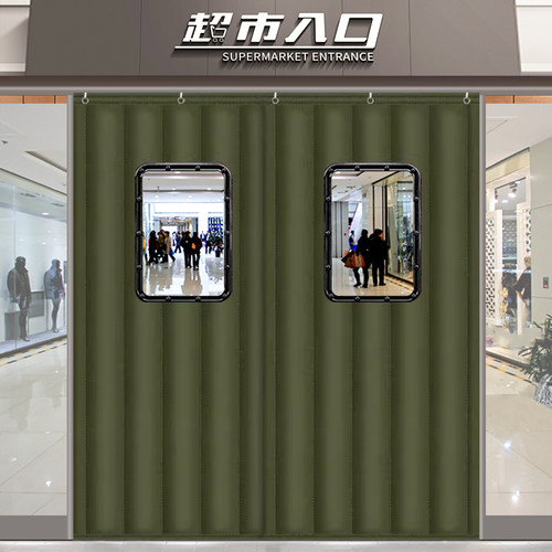 薆相帘加厚冬季保暖防水门帘定制