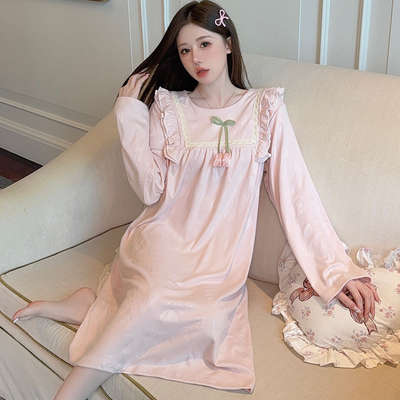 强力推荐！德绒睡裙女可外穿