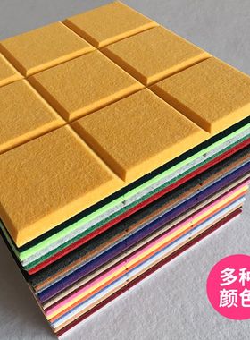 北欧小方格毛毡留言板照片背景墙贴幼儿园作品软木板展示板公告栏