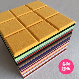 北欧小方格毛毡留言板照片背景墙贴幼儿园作品软木板展示板公告栏