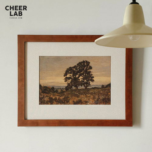 CHEERLAB暮色橡树复古风景挂画