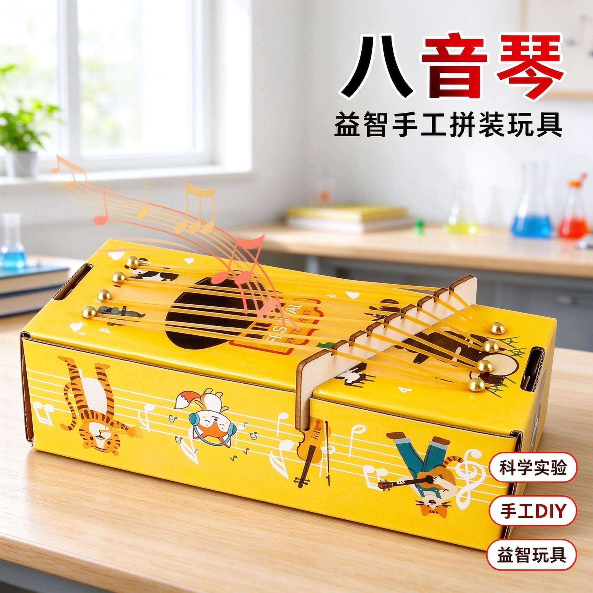 科技小制作八音盒实验音乐盒玩具
