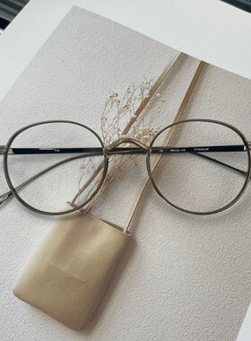 Kame款式眼镜框男女纯钛椭圆KMN高度数ManNen近视镜架10518