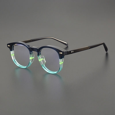 参考法国设计师RIGARDS款手工板材小众素颜近视眼镜框架FONTAINE