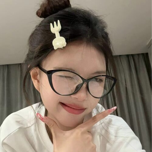 虚假的我 高档板材 性感猫眼蝴蝶形眼镜框架时尚大框素颜GC3464