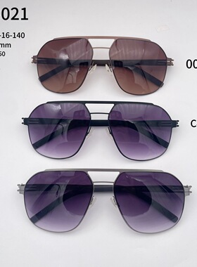 AR3021德国IC柏林BERLIN设计师款双梁飞行员太阳眼镜男女高档墨镜